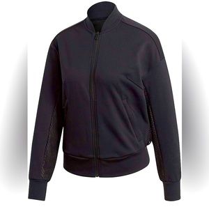 Adidas Women’s ID Mesh Bomber Jacket - Black 2XL